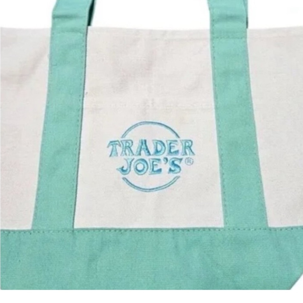 NWT Trader Joe’s mint green mini tote
